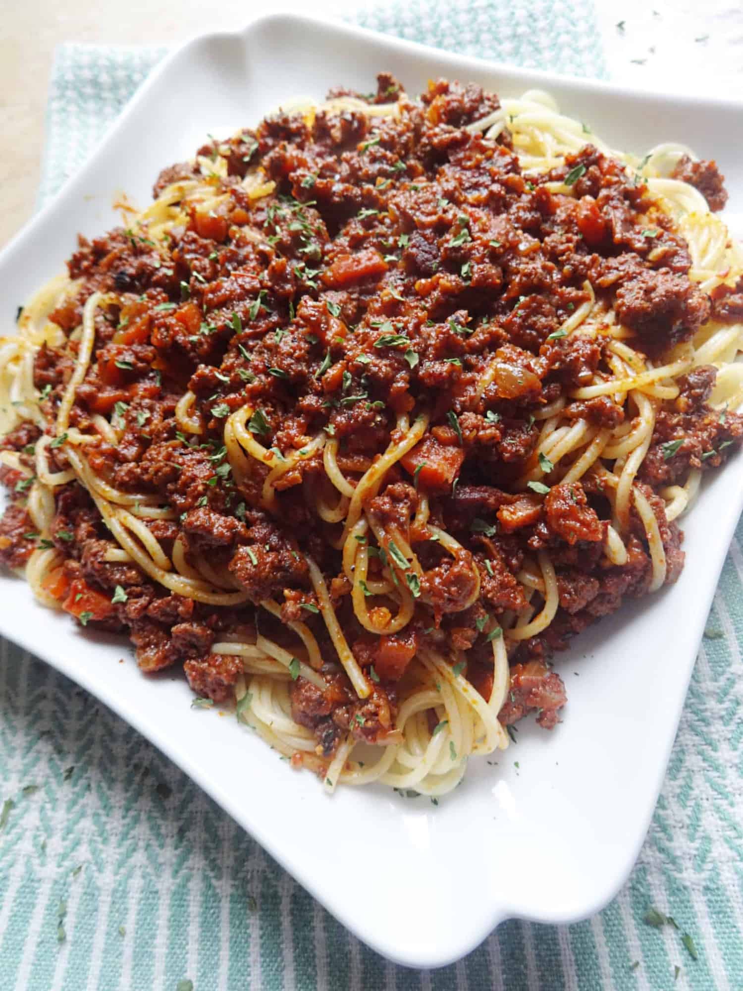 Spaghetti Bolognaise Sauce (Southern Style) - Savory With Soul