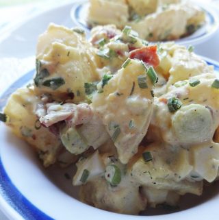 Simple Potato Salad with Bacon