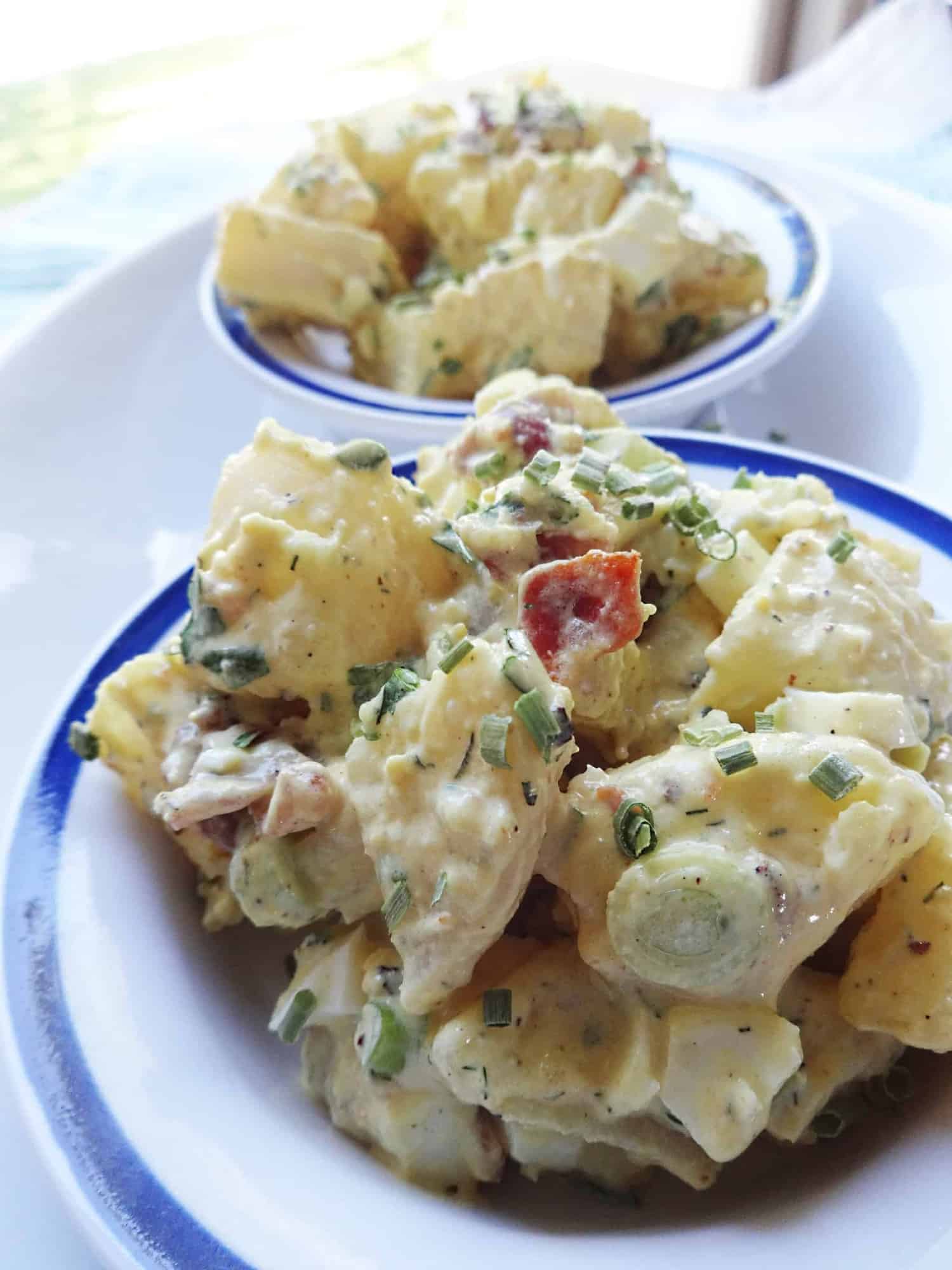 Simple Potato Salad with Bacon