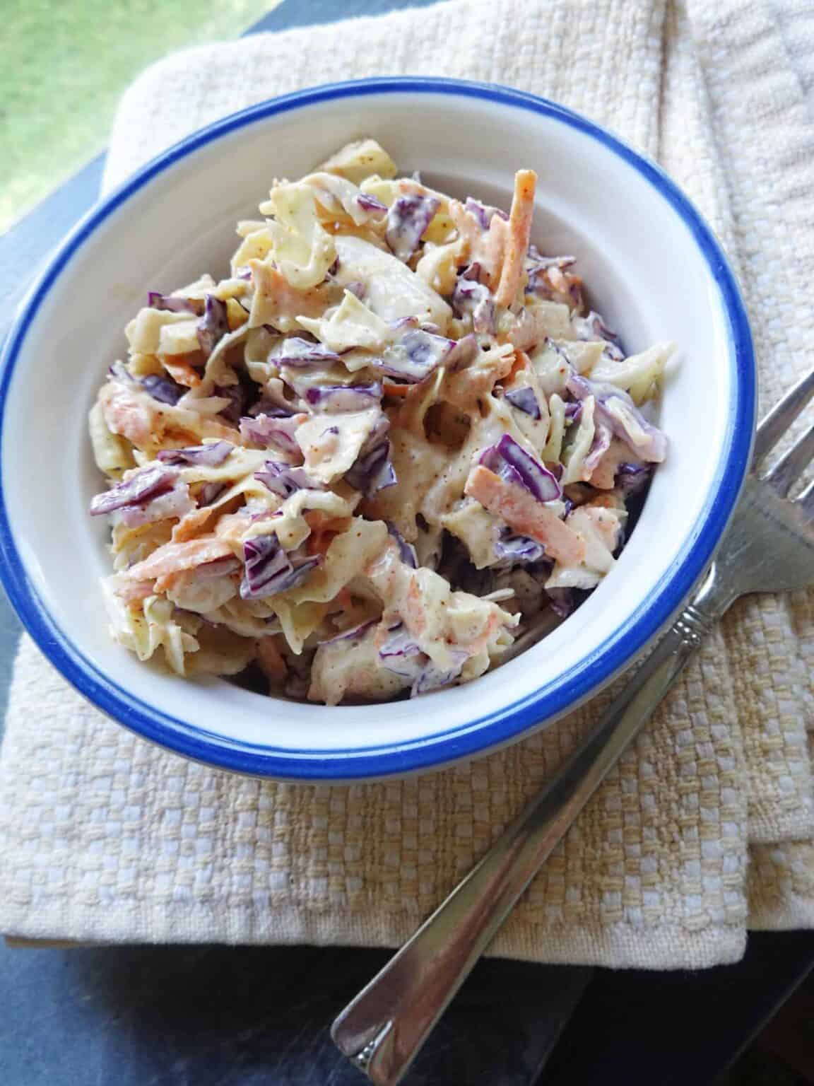 Southern Coleslaw Recipe (Classic Southern Style) Savory With Soul