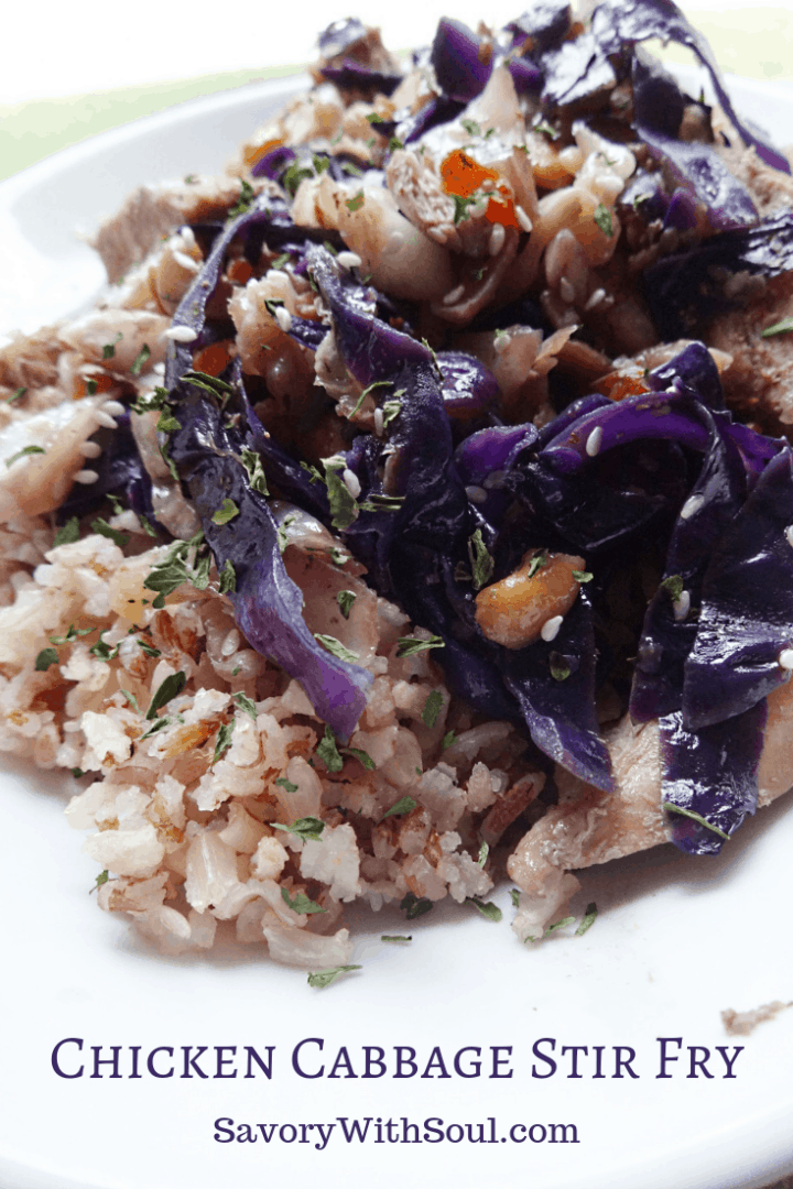 Chicken Cabbage Stir Fry (Quick & Easy) - Savory With Soul