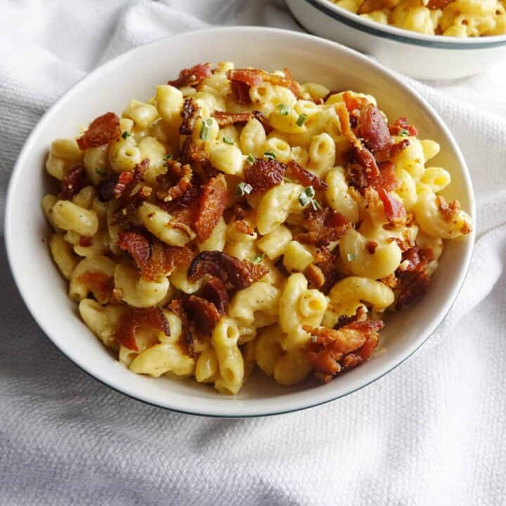 Bacon Mac and Cheese Recipe (Creamy & Delicious) - Savory With Soul