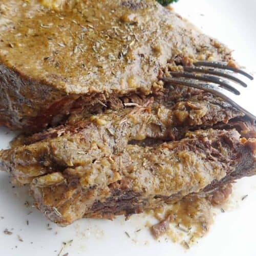 London Broil Crock Pot Recipe (with builtin gravy) Savory With Soul