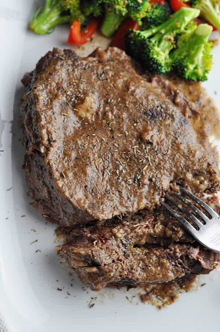 Slow Cooker London Broil Recipe - Savory With Soul