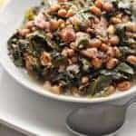 Southern Black Eyed Peas and Collard Greens