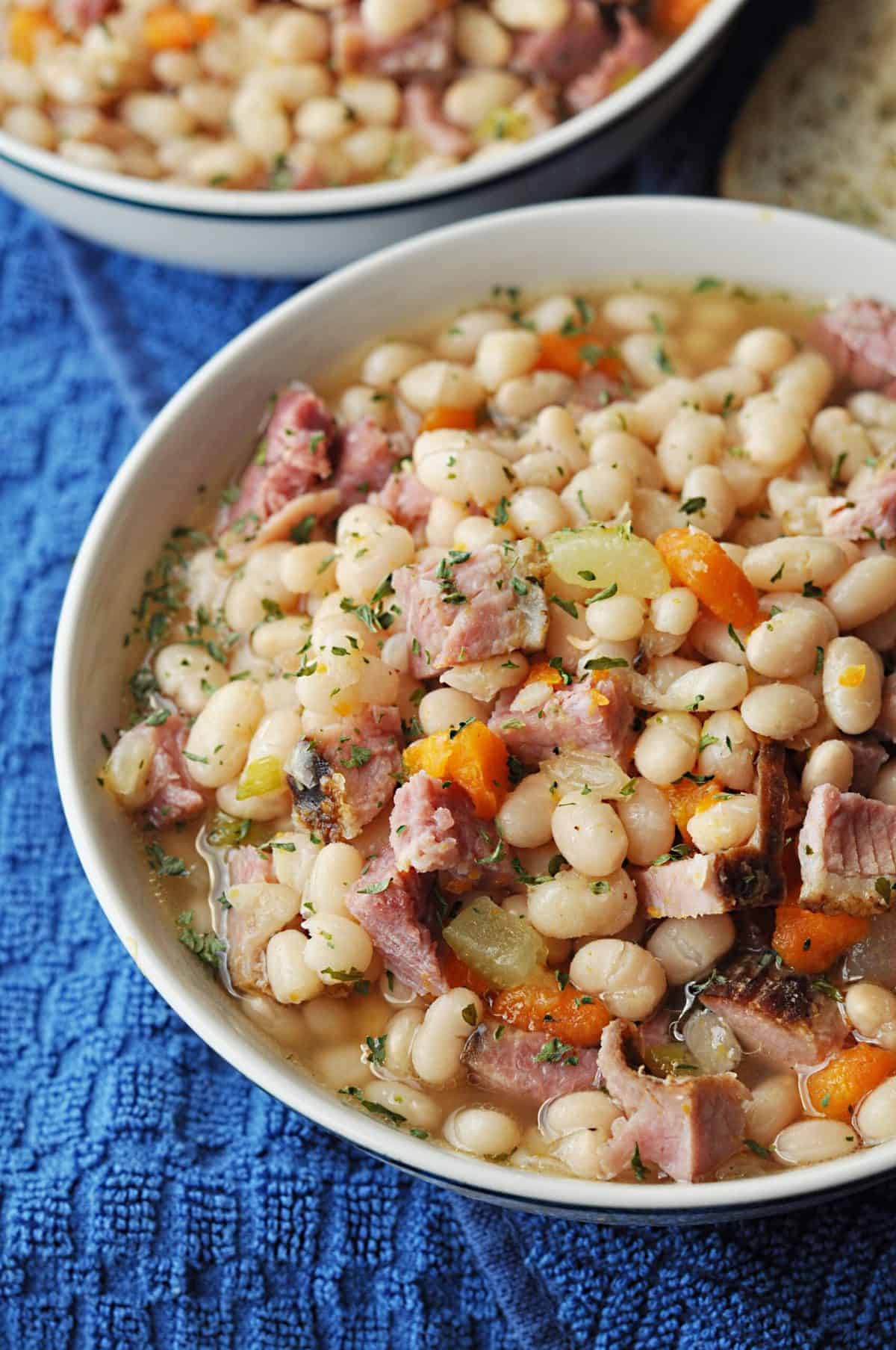 Ham and Bean Crockpot Soup