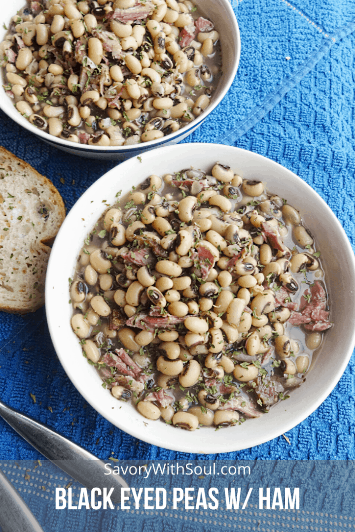 Crock Pot Black Eyed Peas with Ham Hock Savory With Soul