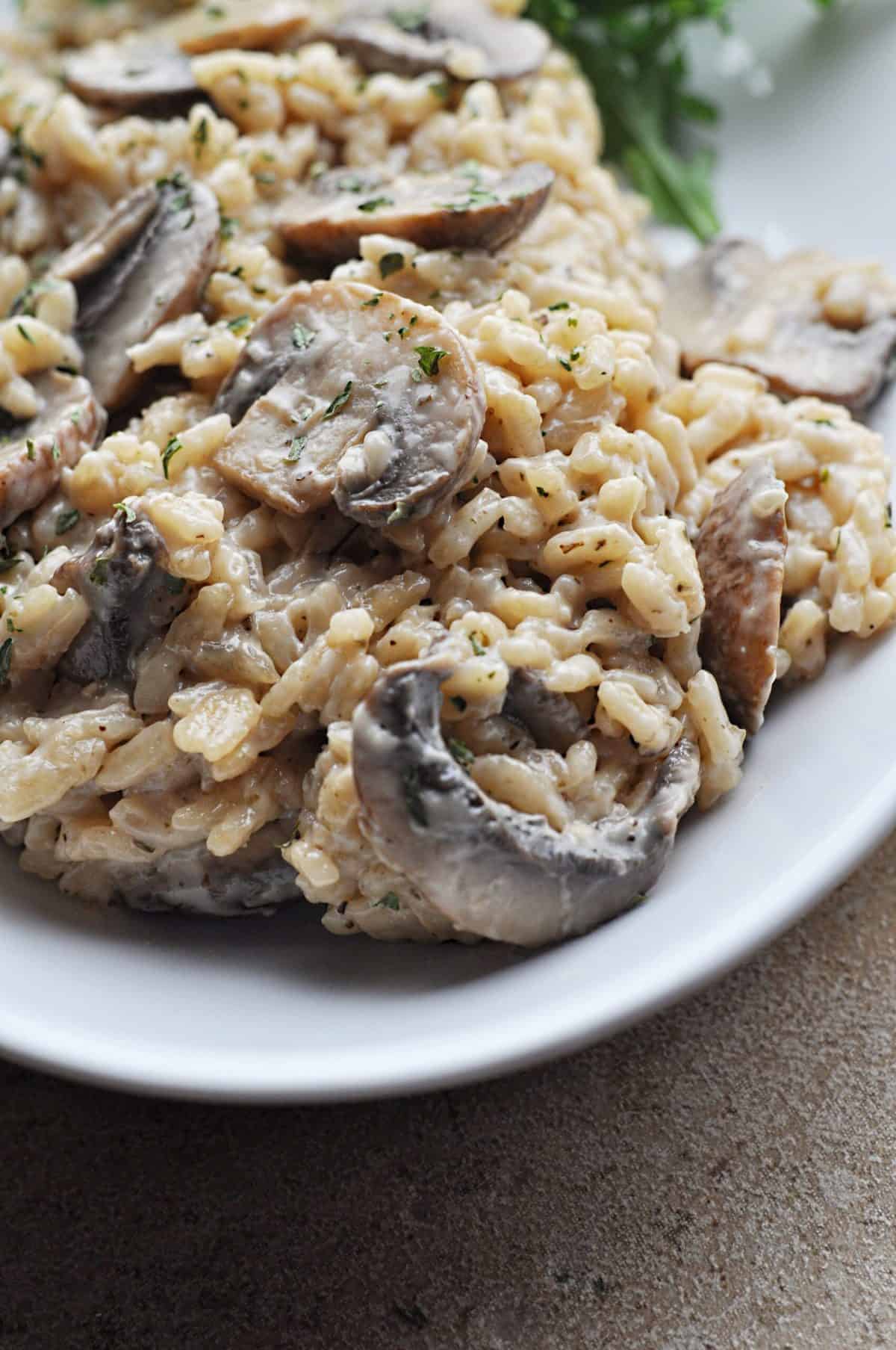 Creamy Mushroom Risotto Recipe