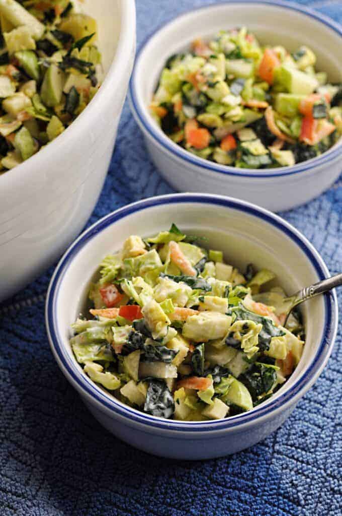 Brussel Sprout Kale Salad