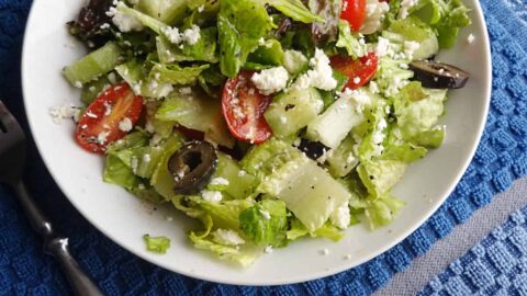 Mediterranean Salad with Lime Vinaigrette