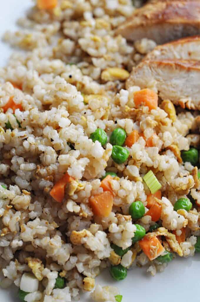 fried rice with vegetables