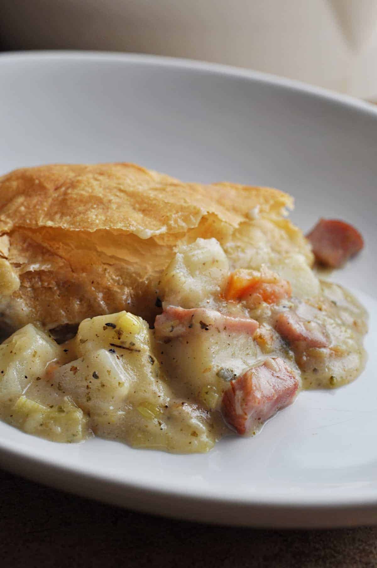Ham and Leek Pie (Easy & Delicious) Savory With Soul