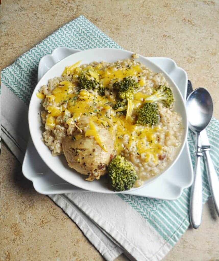 Chicken with broccoli & rice