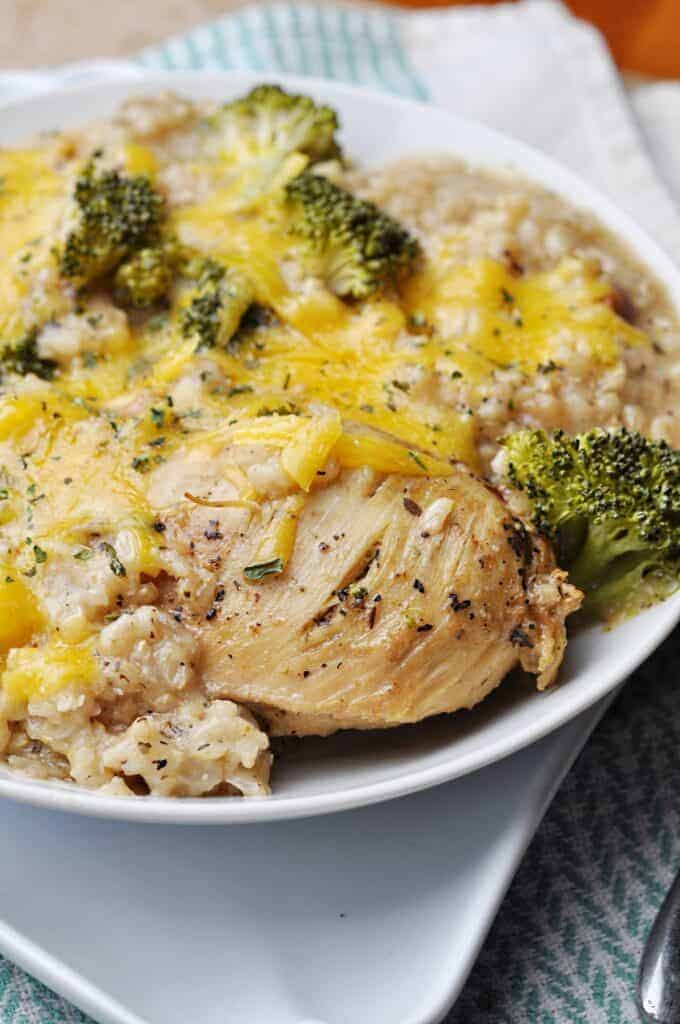 Chicken Crock Pot Recipe with broccoli & rice