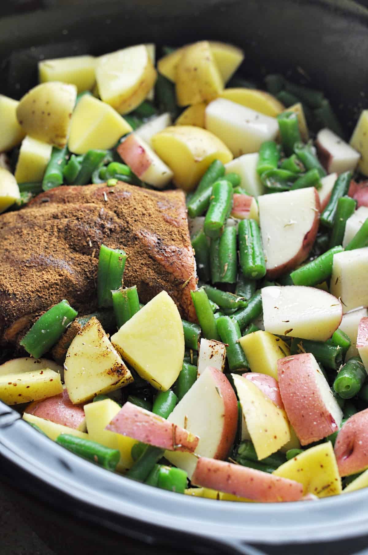 Ham Potatoes & Green Beans