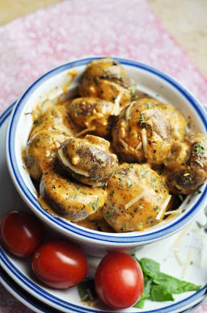 Tuscan Mushrooms appetizer or side dish