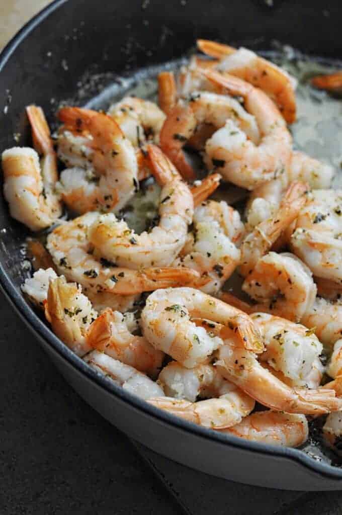 Butter Shrimp cooking