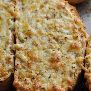 Cheese Toast fresh from the oven