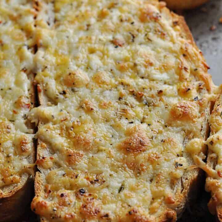 Cheese Toast fresh from the oven