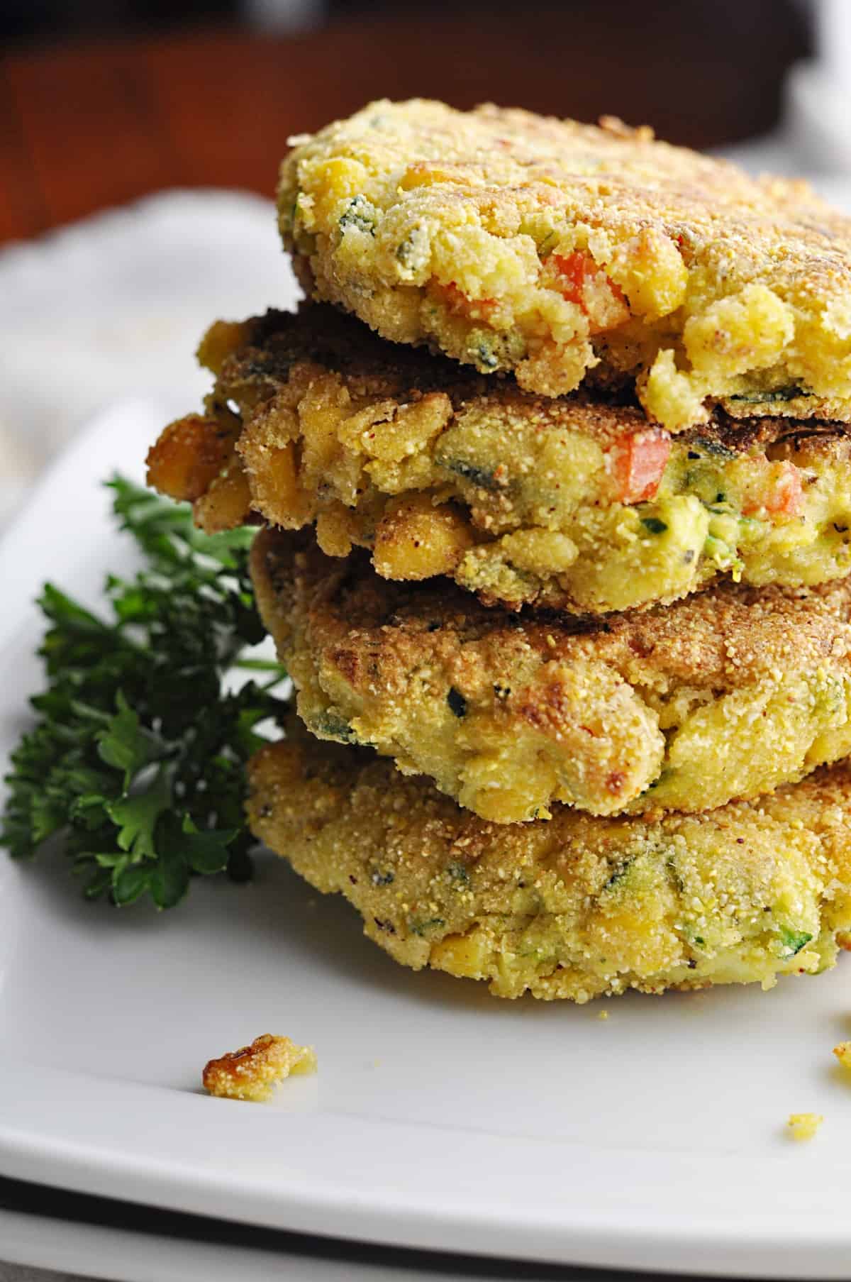 Zucchini Sweetcorn Fritters