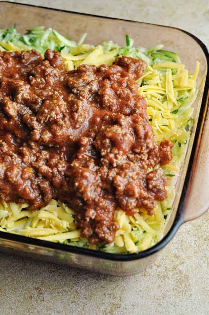 Rice Casserole ready for the oven