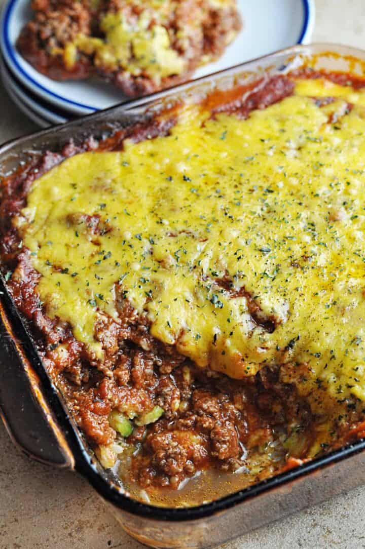 Ground Beef Rice Casserole with Zucchini Savory With Soul