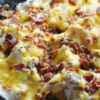 Ranch Bacon Potatoes (easy & cheesy) - Savory With Soul