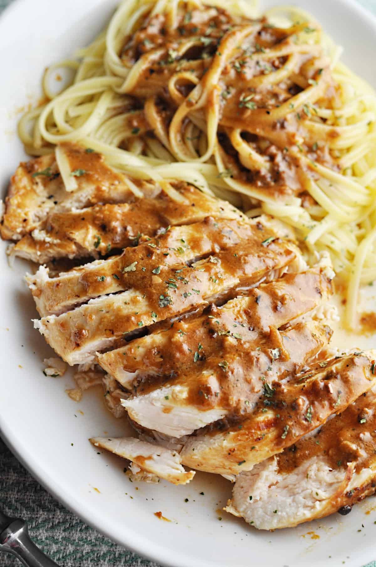 Garlic Butter Noodles - Plain Chicken