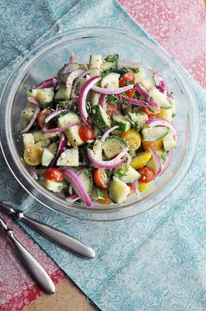 Cucumber and Tomato Salad