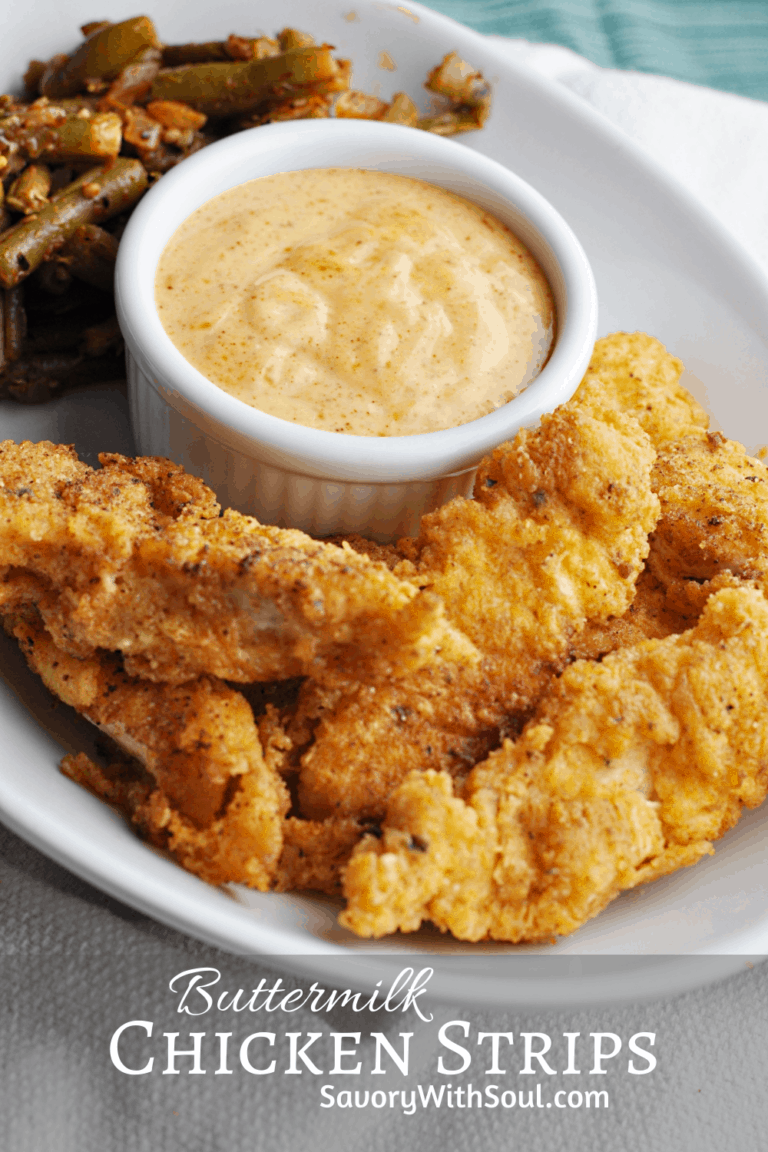 Buttermilk Chicken Strips (crispy & juicy) Savory With Soul
