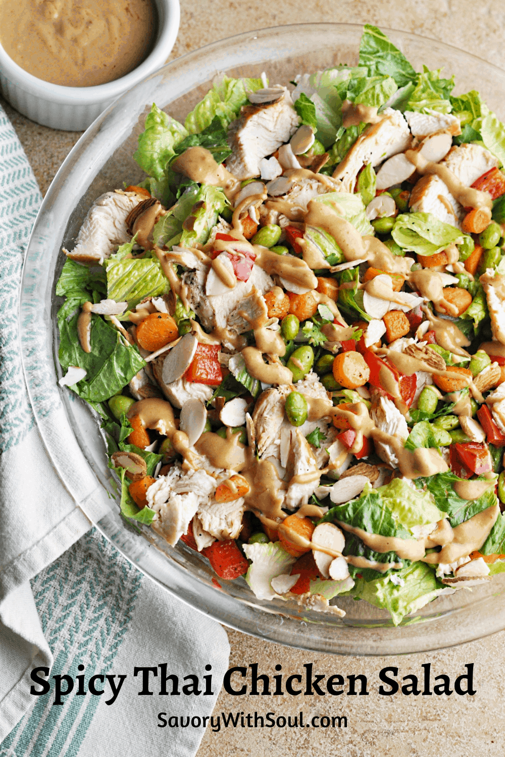 Spicy Thai Salad Panera Recipe with Chicken (copycat) Savory With Soul