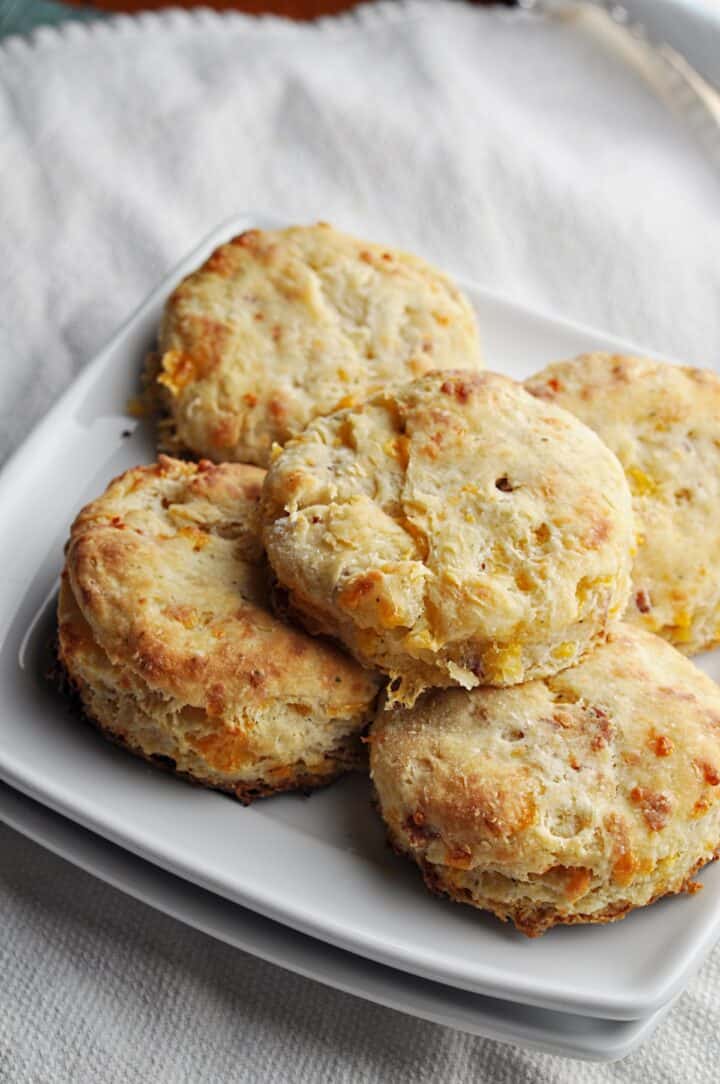 Biscuits with ranch mix and bacon