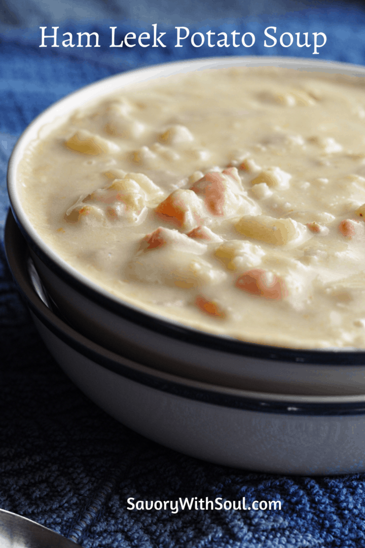 Ham Leek Potato Soup Pin