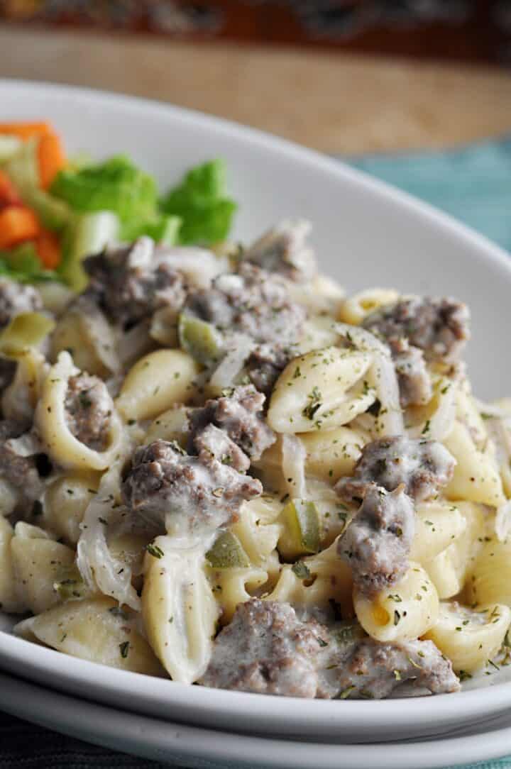 Beef Pasta and Cheese one-pot recipe