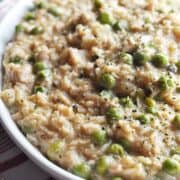 Tuna Rice Casserole with peas