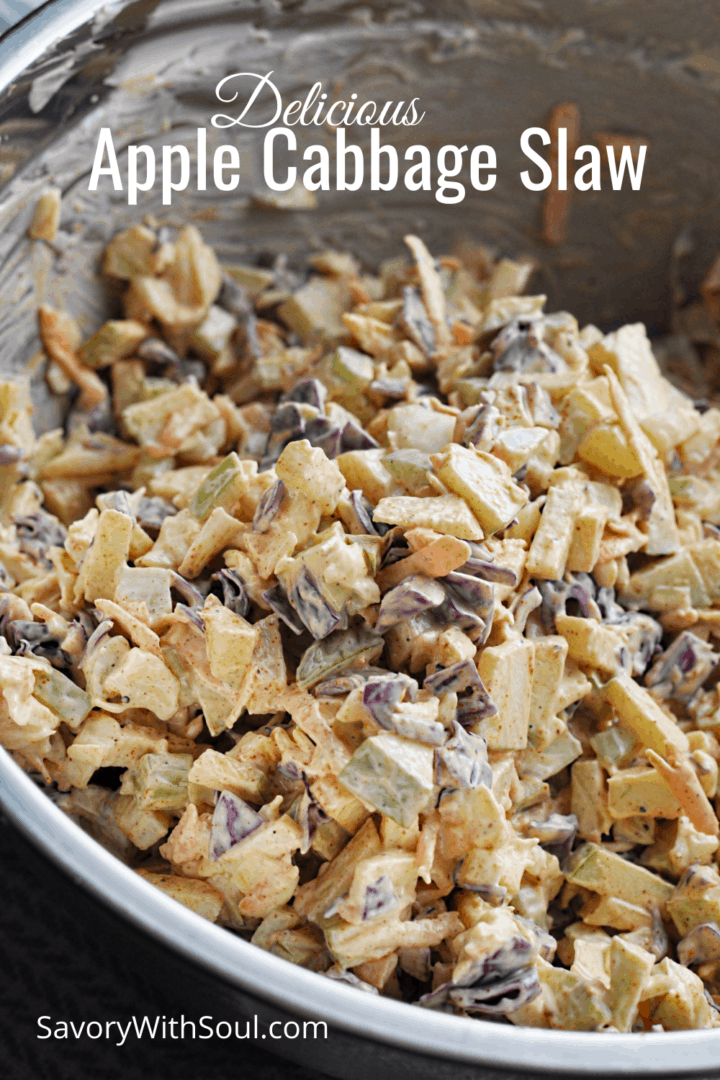 Apple Slaw Pinterest pin