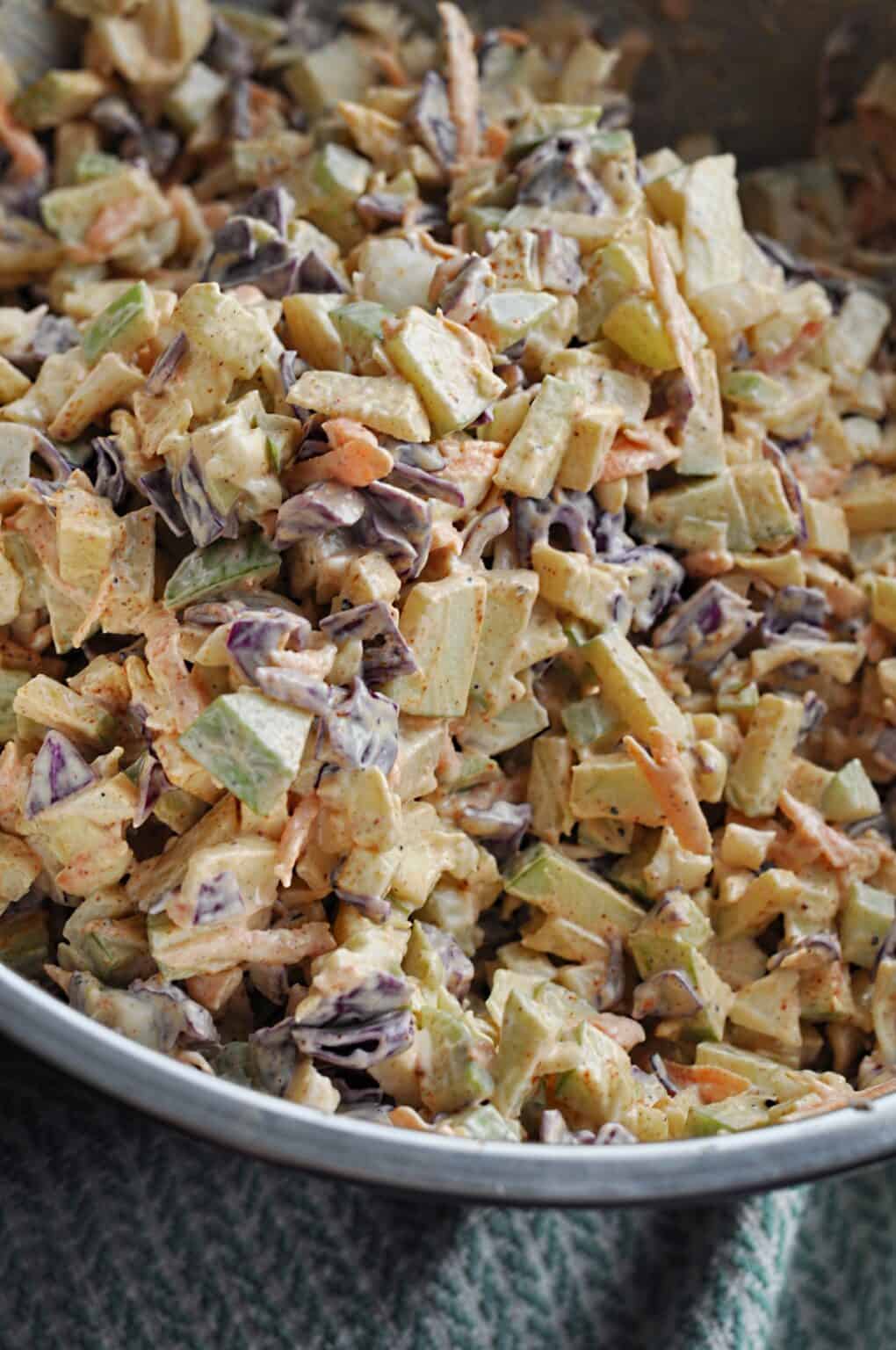 Green Apple Coleslaw Recipe Savory With Soul