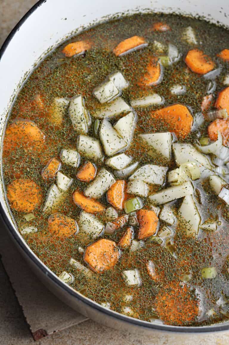 Potato Carrot Leek Soup (quick & hearty) Savory With Soul